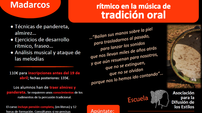 Melodía y acompañamiento rítmico en la Música de Tradición Oral